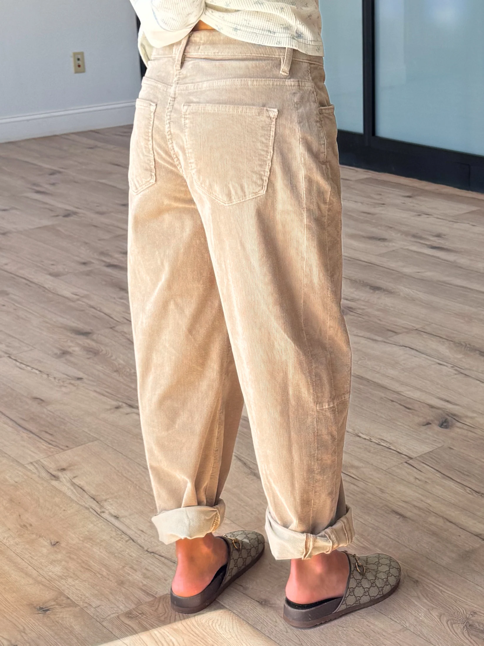 Zella Corduroy Barrel Pants | FINAL SALE - Image 3